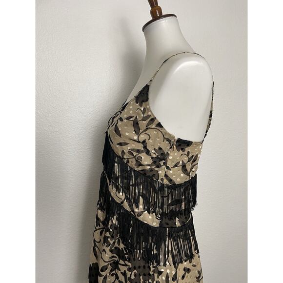 Revolve House of Harlow 1960 Dress Mini Fringe Print Swiss Dot Nanda - Picture 6 of 11